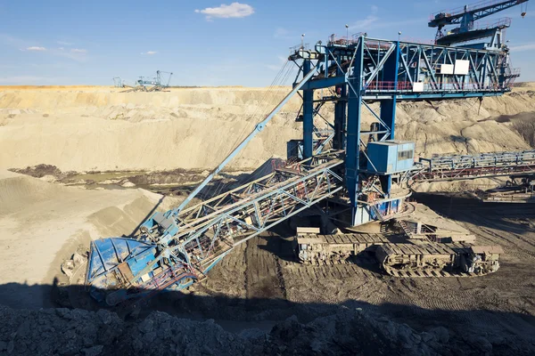Un'enorme macchina mineraria — Foto Stock