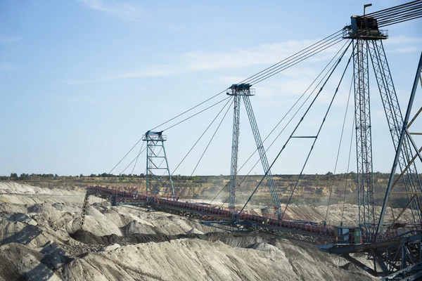 Un'enorme macchina mineraria — Foto Stock