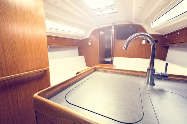 Yacht interior — Stock Photo, Image