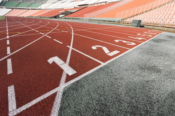 Pista de atletismo — Fotografia de Stock