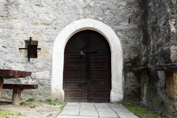 Vieja puerta de bodega — Foto de Stock