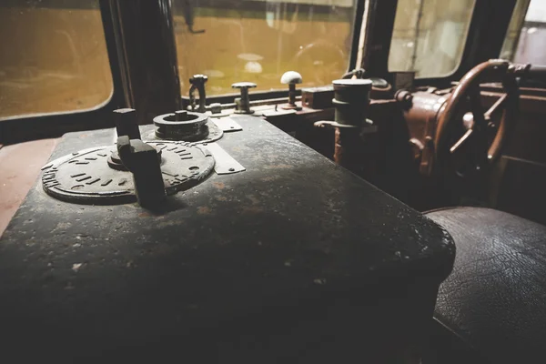 Interior of the old tram driver location — Φωτογραφία Αρχείου