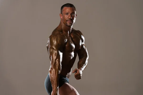 Muscle homme flexion des muscles — Photo