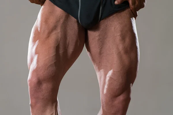 Vücut geliştirme bacaklar — Stok fotoğraf