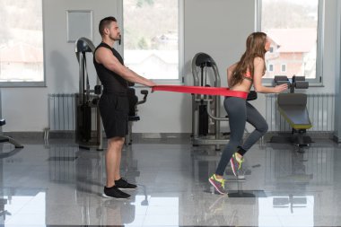 Çift tren Direnç Bands ile birlikte