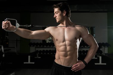 triceps egzersiz vücut geliştirmeci