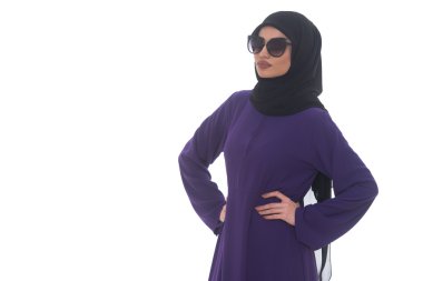 Genç Müslüman kadının portresi