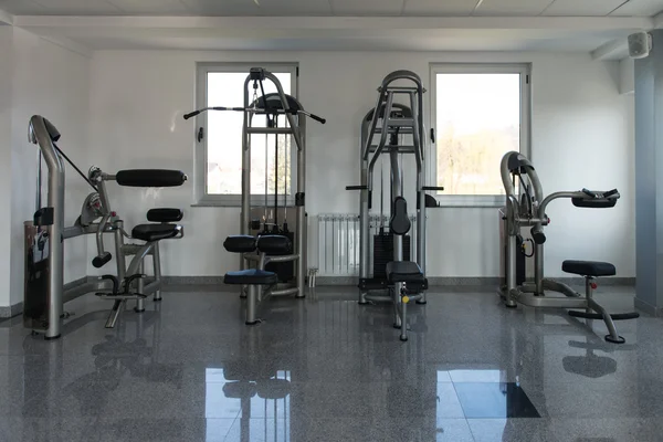 Gym With No People Interior Stock Image
