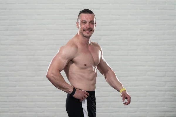 Athletic Man Shirtless — Stock Photo, Image