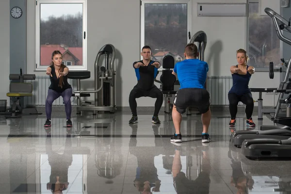 Group People During Aerobics Class — Stock Photo, Image