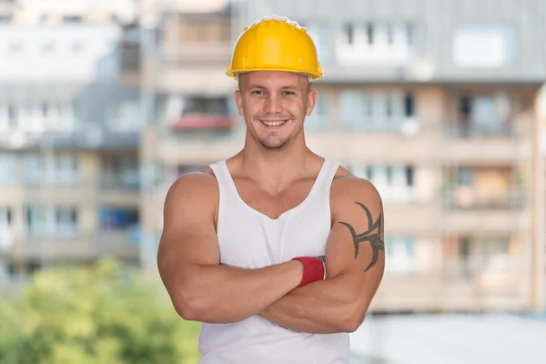 Ongeval preventie veiligheidshelm — Stockfoto