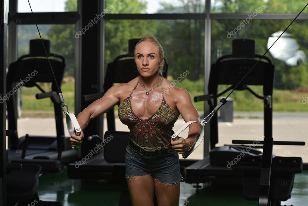 Chest Workout With Cables Stock Photo by ©ibrak 53216675