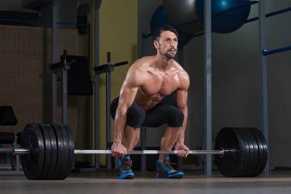 Deadlift Workout For Back — Stock Photo, Image