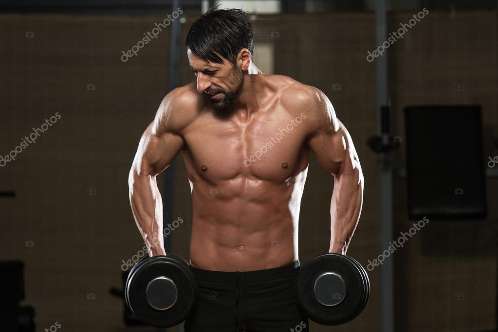 Bodybuilder Trapezius Muscle