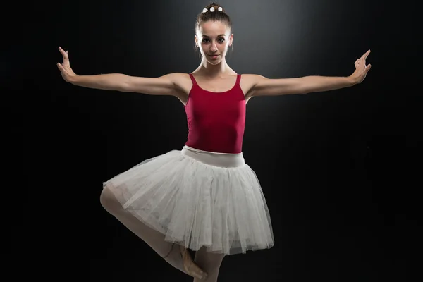 Χορευτής μπαλέτου θηλυκό — Φωτογραφία Αρχείου