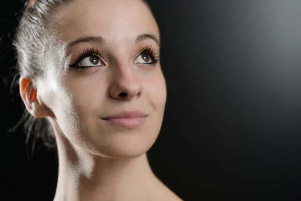 Close-up van een mooie balletdanser — Stockfoto