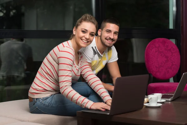 Happy Students Colleagues Studying Together — Stock Photo, Image