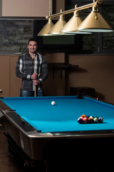 The Billiard Player — Stock Photo, Image