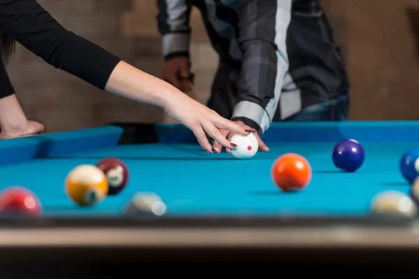 Playing Pool — Stock Photo, Image