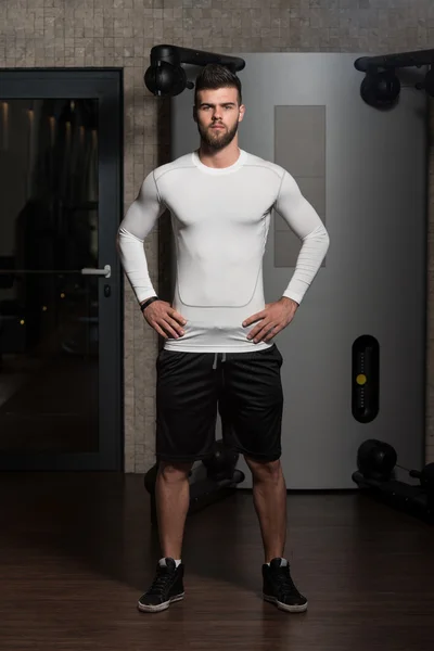 Young Handsome Man Posing In The Gym — Stock Photo, Image