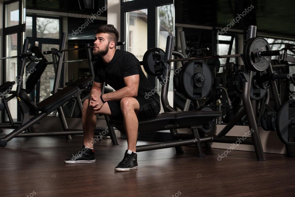 Resting Between Sets And Exercises — Stock Photo © ibrak 64836363