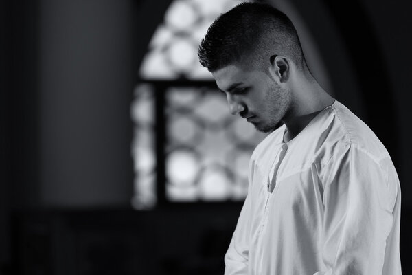 Humble Muslim Prayer