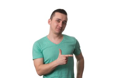 Akıllı genç adam seni işaret ediyor.