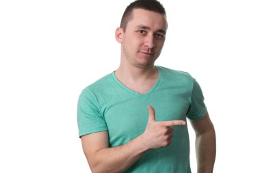 Akıllı genç adam seni işaret ediyor.