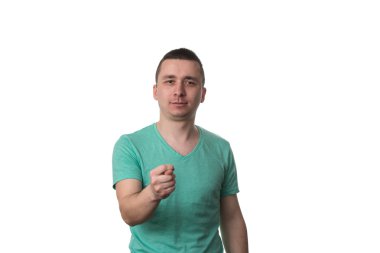 Akıllı genç adam seni işaret ediyor.