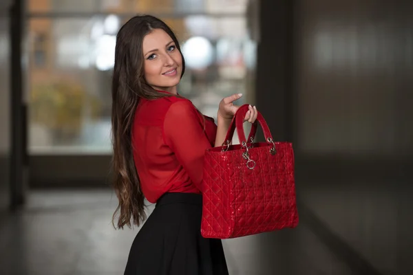 Elegante dama con peinado elegante — Foto de Stock