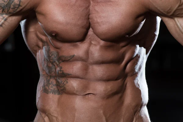 Strong Bodybuilder With Six Pack — Stock Photo, Image