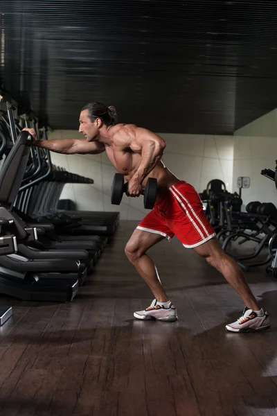 Mature Man Working Out Back — Stock Photo, Image