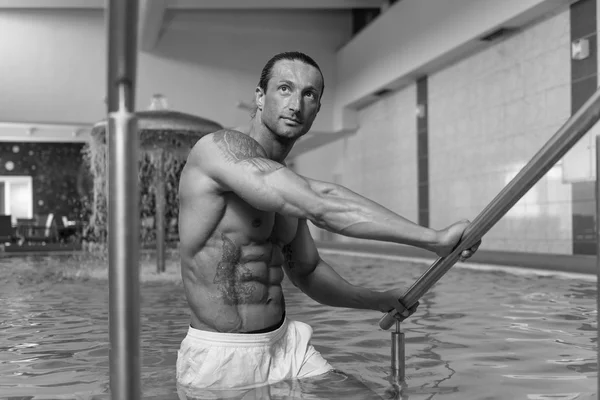 Portrait Of A Muscular Sexy Man In Underwear — Stock Photo, Image