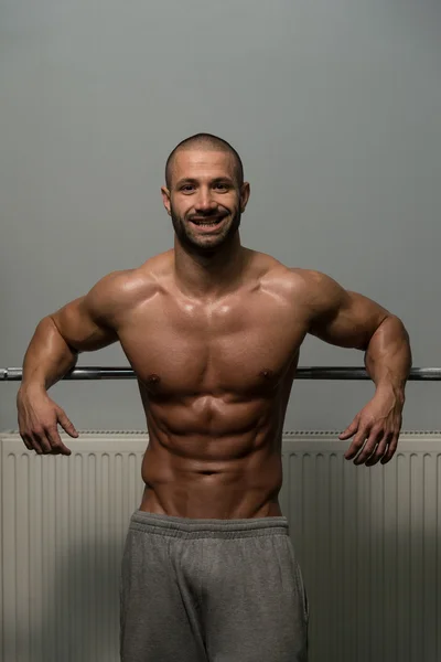 Relaxing In The Fitness Center — Stock Photo, Image