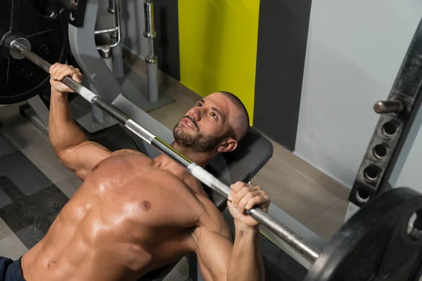 Bench Press Workout — Stock Photo, Image