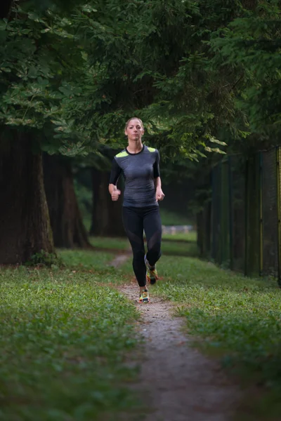 Entrenamiento en un parque —  Fotos de Stock