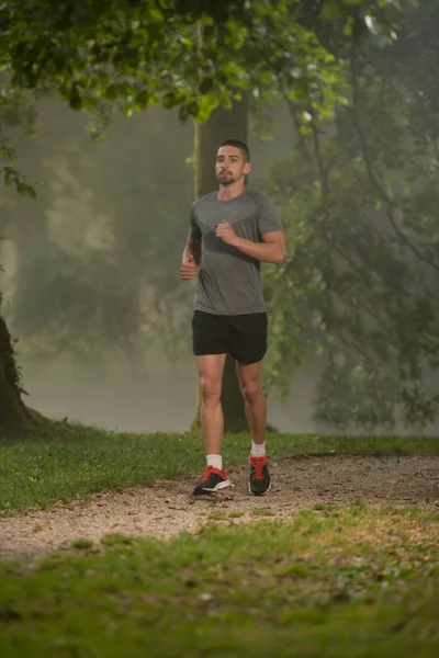 Young Man Running — Stock Photo, Image