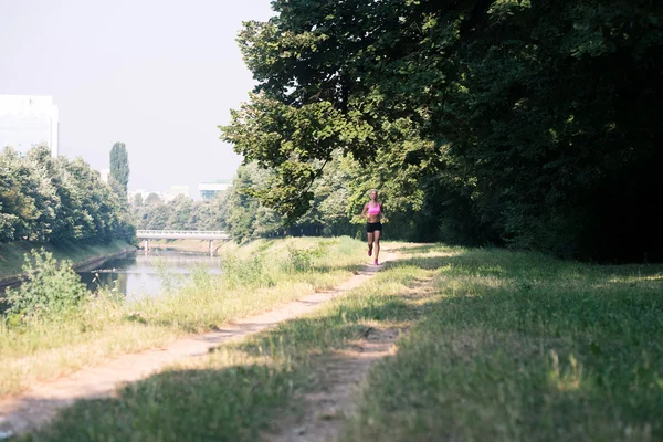 Muž Fitness, Jogging koncept Wellness cvičení — Stock fotografie