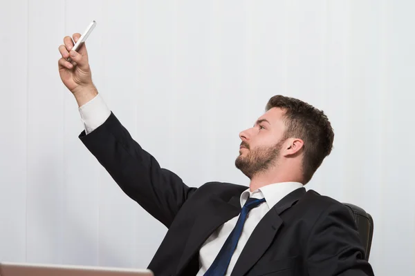 Pero primero déjame tomarme un selfie — Foto de Stock