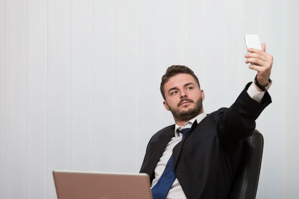 But First Let Me Take A Selfie — Stock Photo, Image