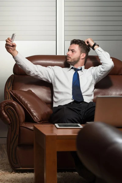 Ale nejdříve dovolte mi Selfie — Stock fotografie