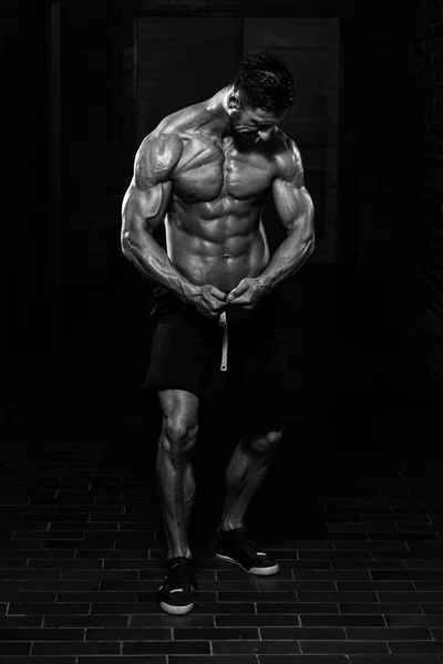 Bodybuilding ist kein Rennen, es ist ein Marathon — Stockfoto