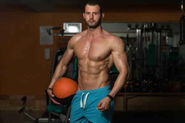 Entrenamiento de pelota médica — Foto de Stock