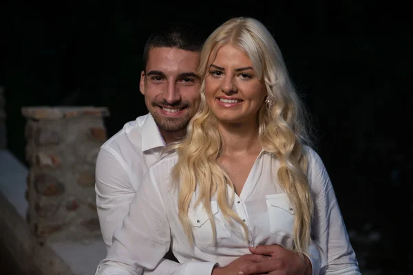 Happy Smiling Couple In Love — Stock Photo, Image