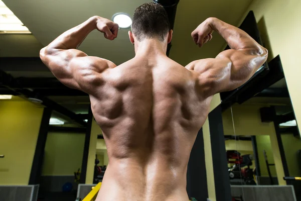 Gros plan du dos musculaire — Photo