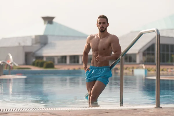 Portrait Of A Muscular Sexy Man In Underwear — Stock Photo, Image