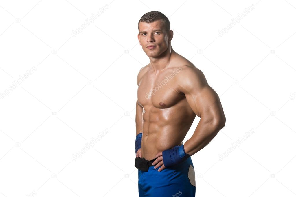 Mixed Martial Arts Fighter Ready To Fight