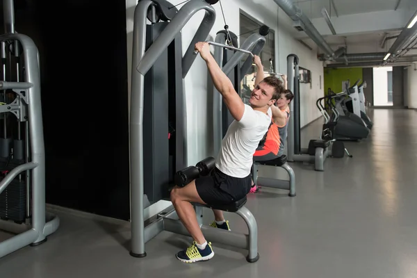 Healthy Couple Doing Exercise For Back — Stock Photo, Image