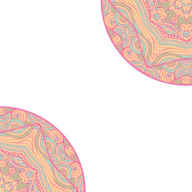 mandala ile süs etnik kartı