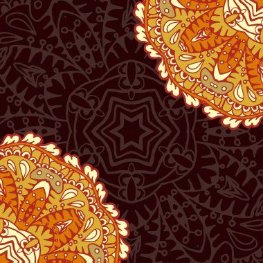 mandala ile süs etnik kartı